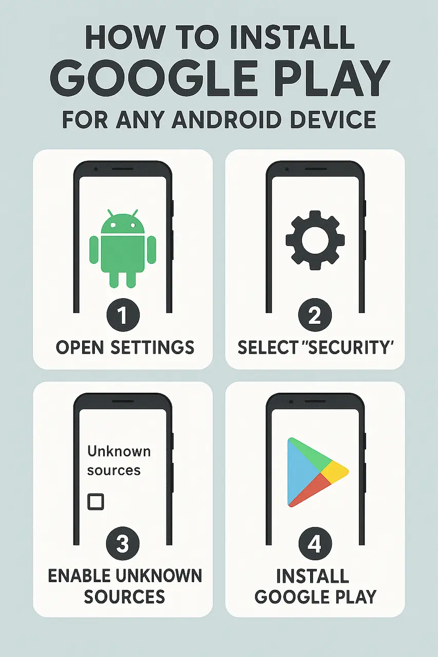 طريقة تحديث متجر بلاي 2025 عبر ملف apk