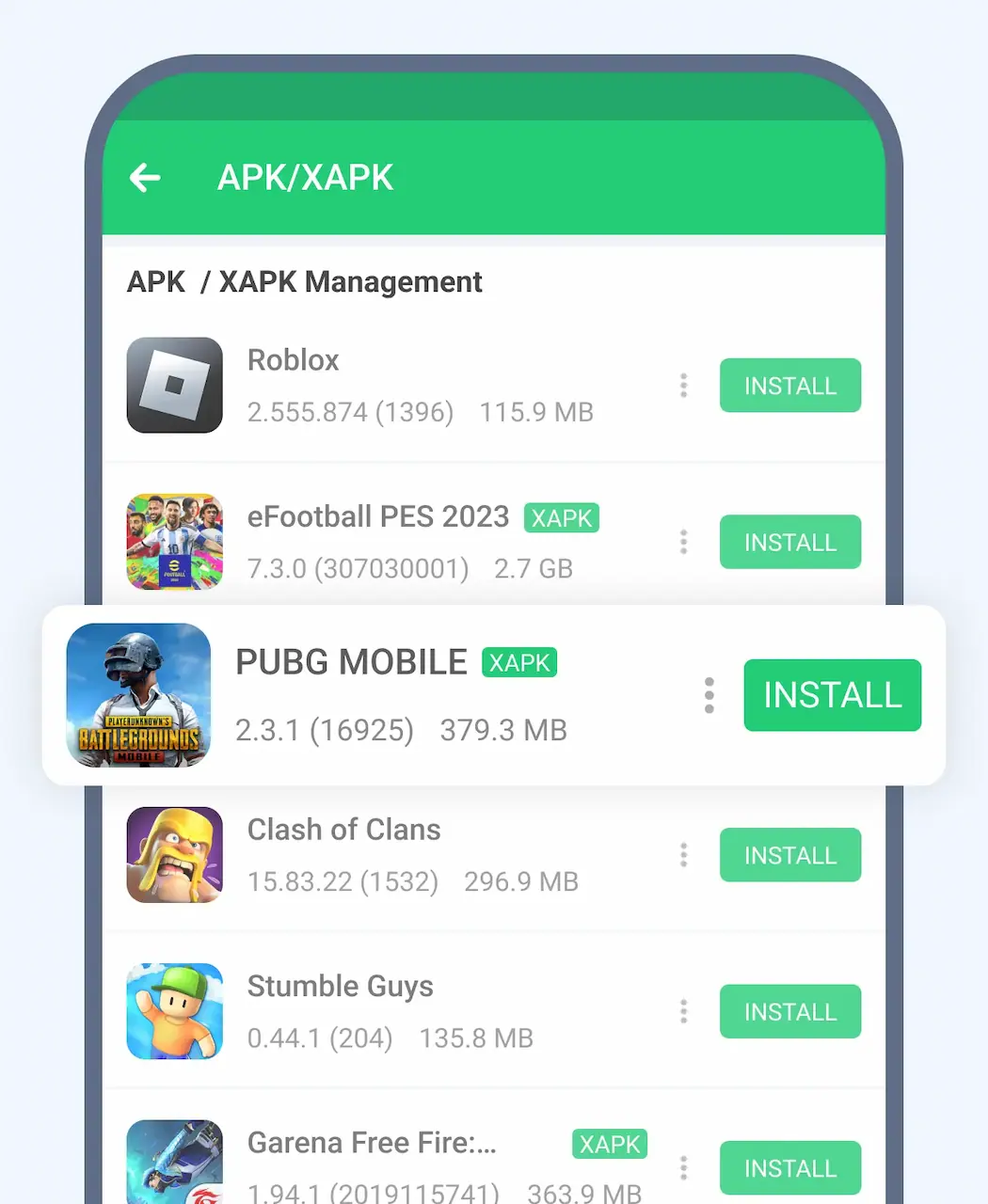 واجهة متجر APKPure
