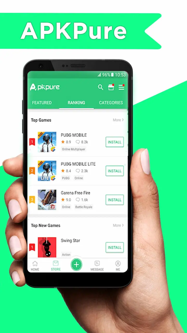 مدير التحميلات في APKPure