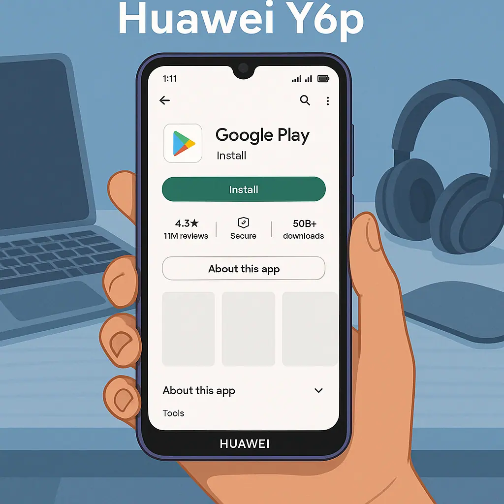 فتح خدمات جوجل على هواوي Y6p